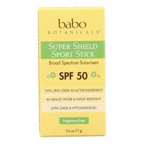 Babo Botanicals - Sunscreen - Fragrance Free - 1 Each - .6 Fl Oz.