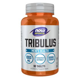 NOW Sports Nutrition, Tribulus (Tribulus terrestris) 1,000 mg, Double Strength, Men's Health