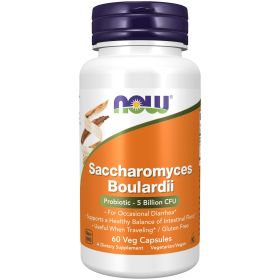 NOW Supplements, Saccharomyces Boulardii, 5 Billion CFU Probiotic