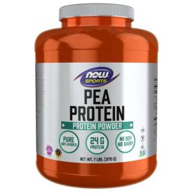 NOW Sports Nutrition, Pea Protein 24g, Fast Absorbing, Unflavored Powder