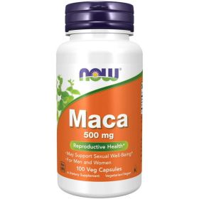 NOW Supplements, Maca (Lepidium meyenii) 500 mg, For Men and Women, Reproductive Health