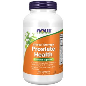 NOW Supplements, Prostate Health, Clinical Strength Saw Palmetto, Beta-Sitosterol & Lycopene