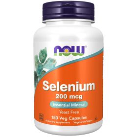 NOW Supplements, Selenium (L-Selenomethionine) 200 mcg, Essential Mineral