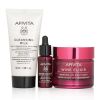 APIVITA - Di-Vine Beauty (Wine Elixir- Night) Gift Set: Renewing Lift Night Cream 50ml+ Face Oil 10ml+ Cleansing Milk 50ml+ Pouch 08781 3pcs+1pouch