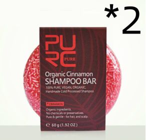 Purc Hand-Extracted Soap, Anti-Dandruff, Oil-Control Nourishing Handmade Soap, Spot Fleece-Flower Root And Ginger Shampoo Soap (option: Cinnamon scent-2PCS)